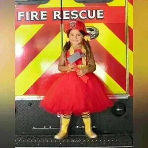 COPY - Mia Bella Toddler Fire Worker Costume